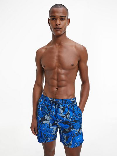 Calvin Klein Fürdőruha HU948941 | Calvin Klein Core Solids Medium Drawstring Férfi Úszónadrág Fekete